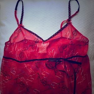 Sweet & sexy little red babydoll nightgown💋SALE!